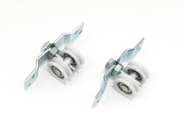 Roldana 2 Rodas P/porta C/rol Base Elevada (par) 