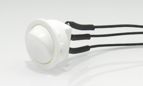 Interruptor Tecla Paralela Redonda C/cabo Branco (peça) 