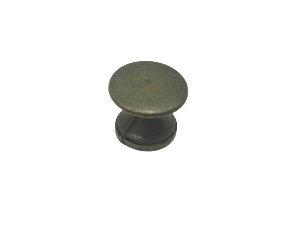 Puxador Pz 73 22mm Botao Ouro Velho (peça) 