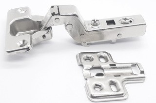 Dobradica 35mm Super/curva Tn Click Slow Easy C/calco Duplo Inox Fgv ** (peça) 