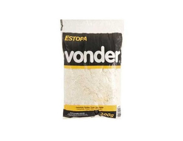 Estopa Branca Polimento C/200g Vonder (peça) 