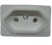 Tomada Embutir 2p+t 10a Nbr14136 Dc300 Branca Fll (peça) 