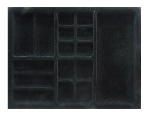 Porta Joias Aveludado 440x340mm Pj-003 Preto (peça) 