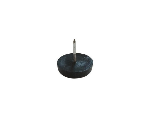 Sapata Deslizante Prego 25mm Pt-80 Preto (peça) 