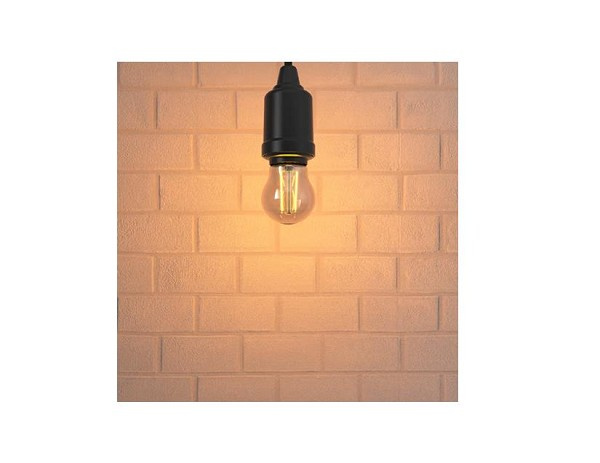 Lampada Led Filamento Vintage Globo G45 Autovolt Ambar Tas (peça) 