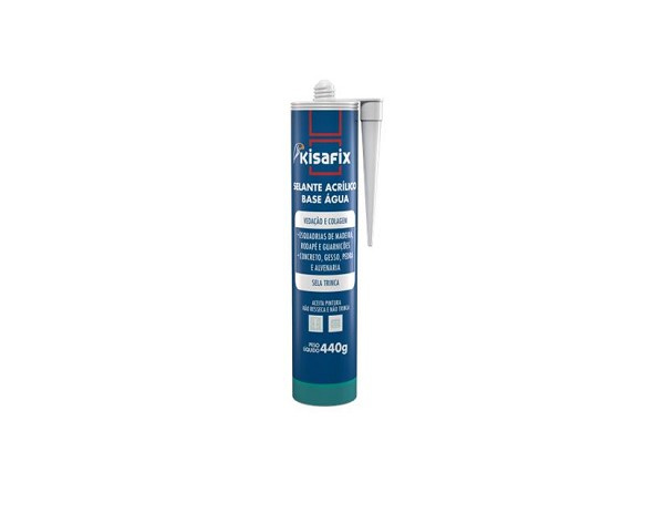 Selante Acrilico Base Agua 440 Gr Kisafix (peça) 