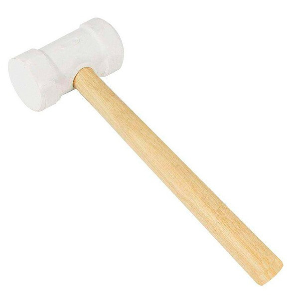 Martelo Borracha 40mm Branco (peça) 