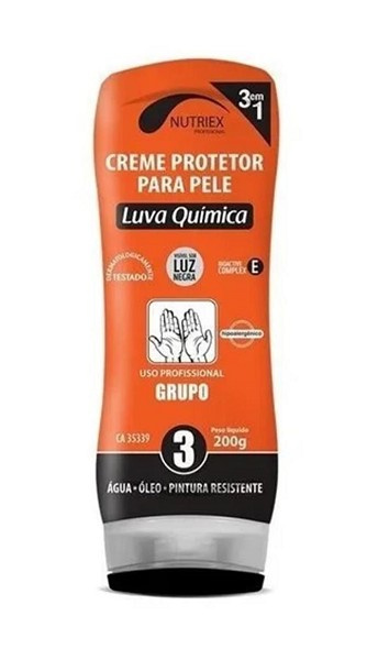 Creme Protetor Pele Luva Quimgr2 200g Nutri (peça) 