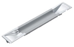 Puxador York 480mm Anod/crom Fll (peça) 