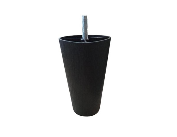 Pe Plastico Conico 110mm P/cama Box Preto Fll (peça) 