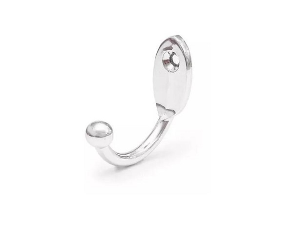 Suporte Gancho Medio Metalizado (peça) 