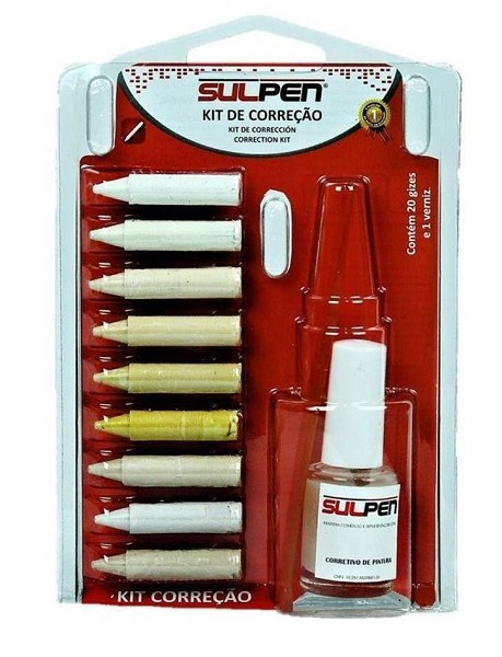 Kit Correcao 20 Gizes Sul (peça) 