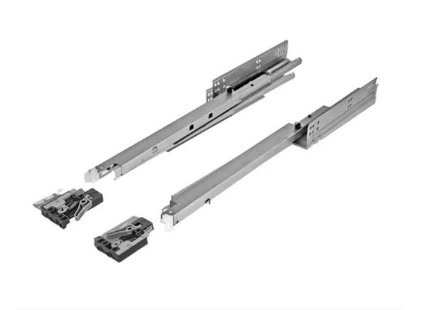 Corredica Telesc Inv 500mm Push Open (b) Cer Fll (par) 
