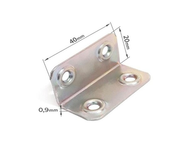Placa Juncao Dobrada 20x40x1mm 644 (peça) 