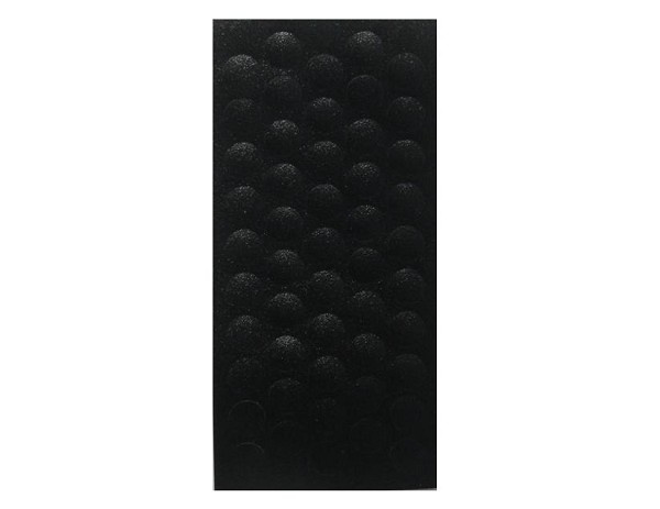 Tapa Furo Adesivo Pvc 12mm Preto (cento) 