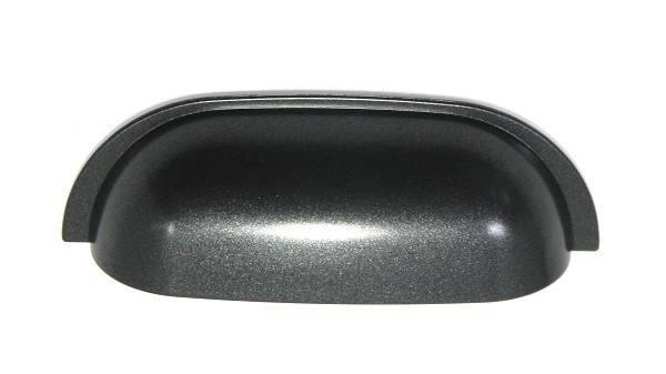 Puxador Plast Lauren 64mm Preto Fosco Fll (peça) 