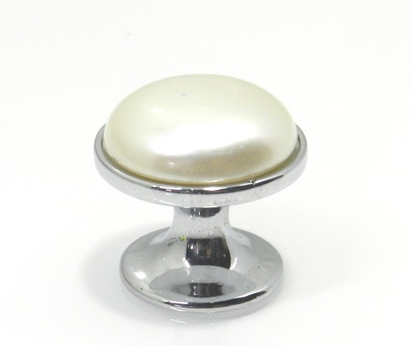 Puxador Cactos 27mm Perola P1 Cromado Fll (peça) 