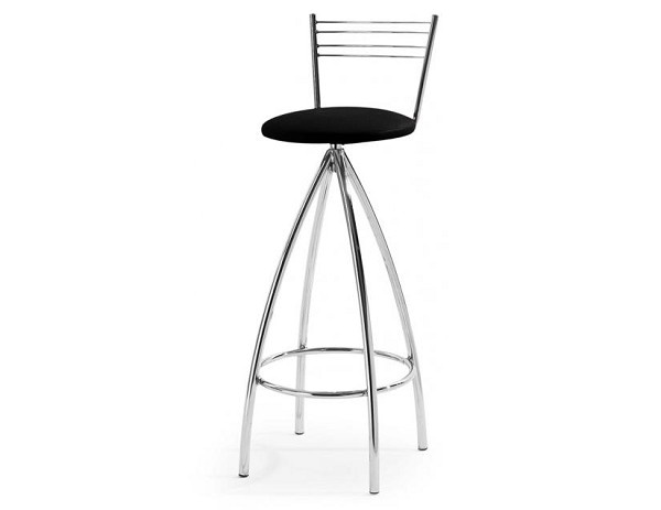 Banqueta Ba 370 Girat Alt 0,75 Crom C/assento Preto Fll (peça) 