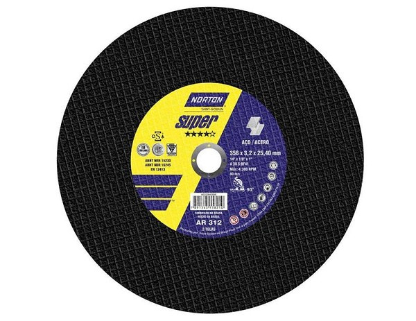 Disco Corte 356,0x3,2x25,4 Ar312 14" (peça) 