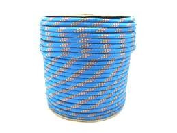 Corda Trancada Pp 12,0mm Rajada Azul Fll (metro Linear) 