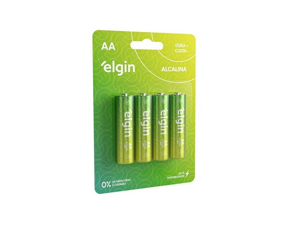 Pilha Alcalina Aa 1,5v Blister C/4 (conjunto) 