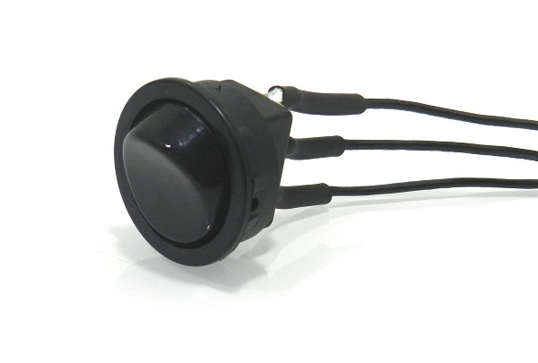 Interruptor Tecla Paralela Redonda C/cabo Preto (peça) 