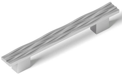 Puxador Plast Treviso 160mm Crom Fll *** (peça) 