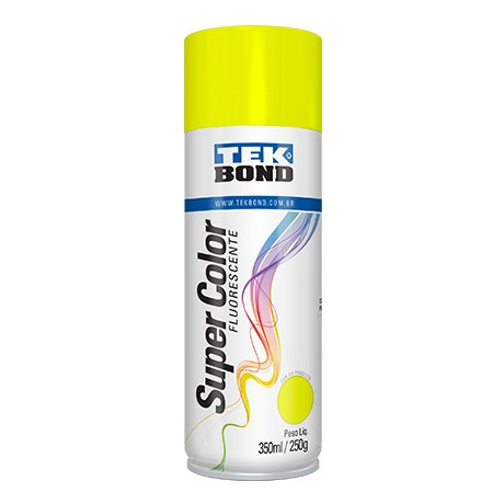 Tinta Aerosol Uso Geral 350ml/250g Amarelo Fluorescente Tek Fll (peça) 