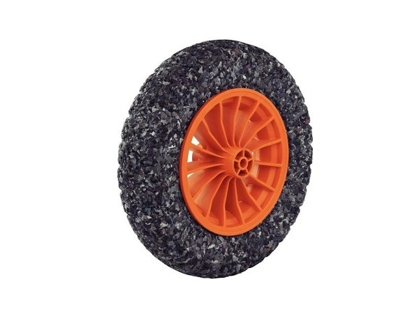 Roda Plast P/carinho De Mao Pneu Macico C/ Bucha Plast 77740051 (peça) 