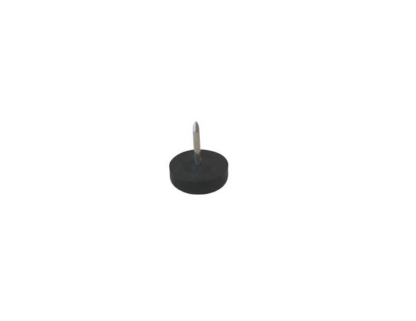 Sapata Deslizante Prego 19mm Pt-80 Preto (peça) 