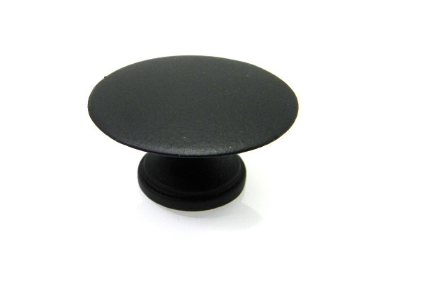 Puxador Pz 04 Botao Preto (peça) 
