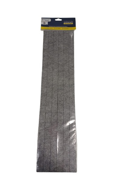 Feltro 1056 Retangular 500x20x2mm C/6pcs Cinza (peça) 