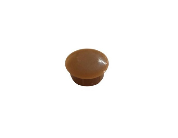Tapa Furo 10mm Caramelo (cento) 
