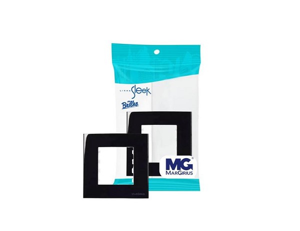 Conj Placa 80x80 C/sup Eb Sleek Pa020924 Mg (peça) 