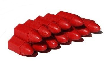 Giz P/otimizadora Oitavado Vermelho (peça) 