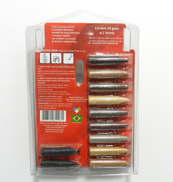 Kit Correcao 20 Gizes Sul (peça) 