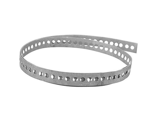 Fita De Aco Perfurada 19x0,4mm (metro Linear) 