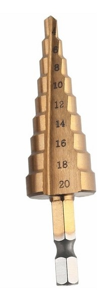 Broca Escalonada 4-20,0mm (peça) 