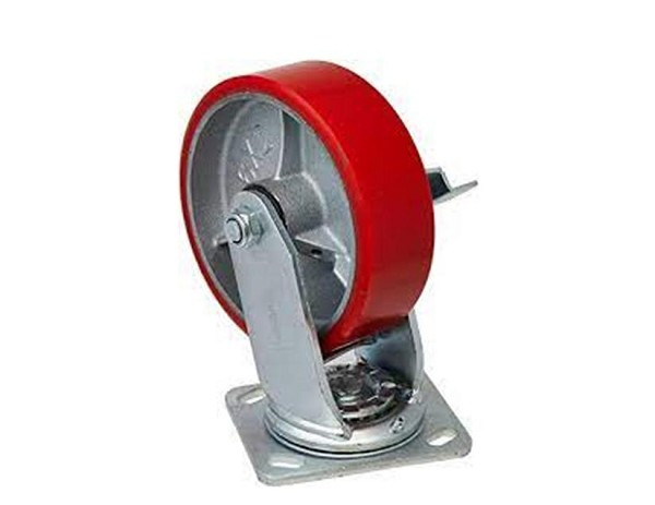 Rodizio Ferro 6" Gir Pu (350kg) (peça) 
