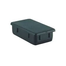 Ponteira Plast Int 30x50 Reta Preta Fer (peça) 