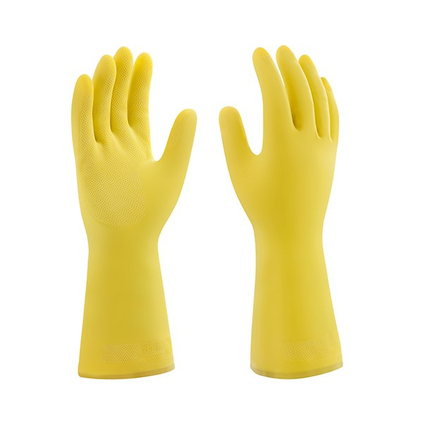 Luva Latex Grande (9) Amarela Prot (par) 