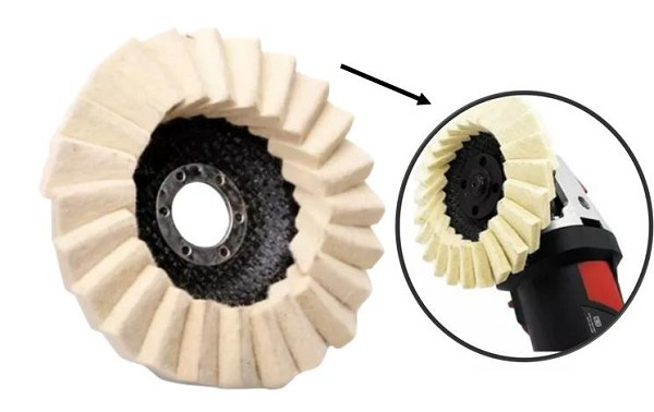 Disco Flap Feltro Inox 114,3x22,23mm (peça) 