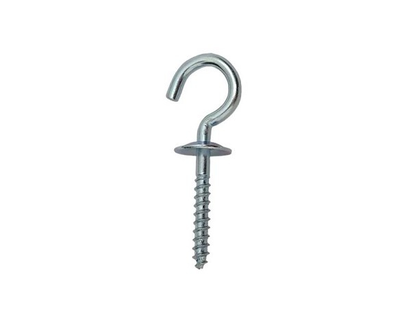 Gancho C/rosca C/aba S/bucha B06 3,3x57mm Zin (peça) 