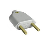 Plugue E-1011-3 Cinza 2pinos 10a Pezzi (peça) 