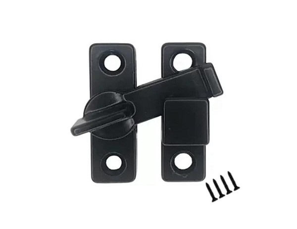 Tranqueta Bico Virado Zamac Preto (peça) 