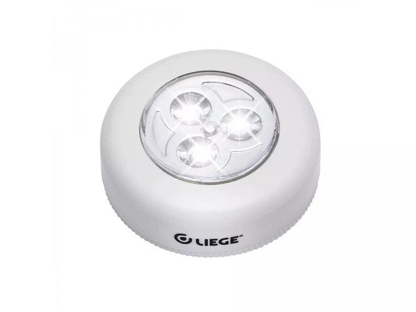 Luminaria De Toque 3 Leds Br 3 Pilhas Aaa (peça) 