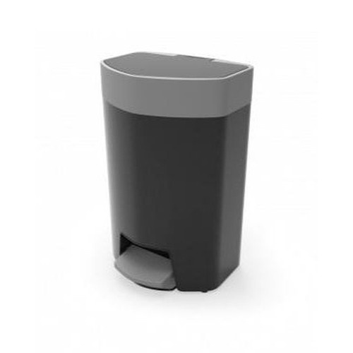 Lixeira Plastica C/pedal Preta 10040.003 Fll (peça) 