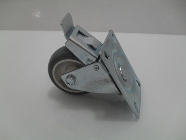 Rodizio 312 Rgbr Ch 105x80 C/freio Cinza (peça) 