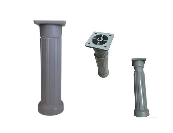 Pe Plastico 140mm Cab Quad Cinza (peça) 