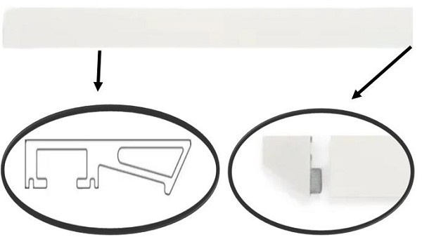 Perfil Pux Inno 18mm Branco Fll (metro Linear) 